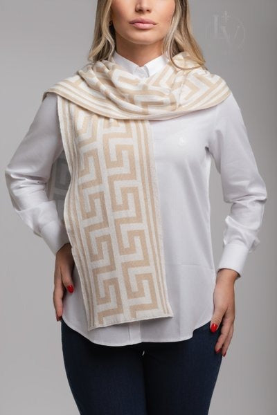 Cachecol Inca - Off White/Bege