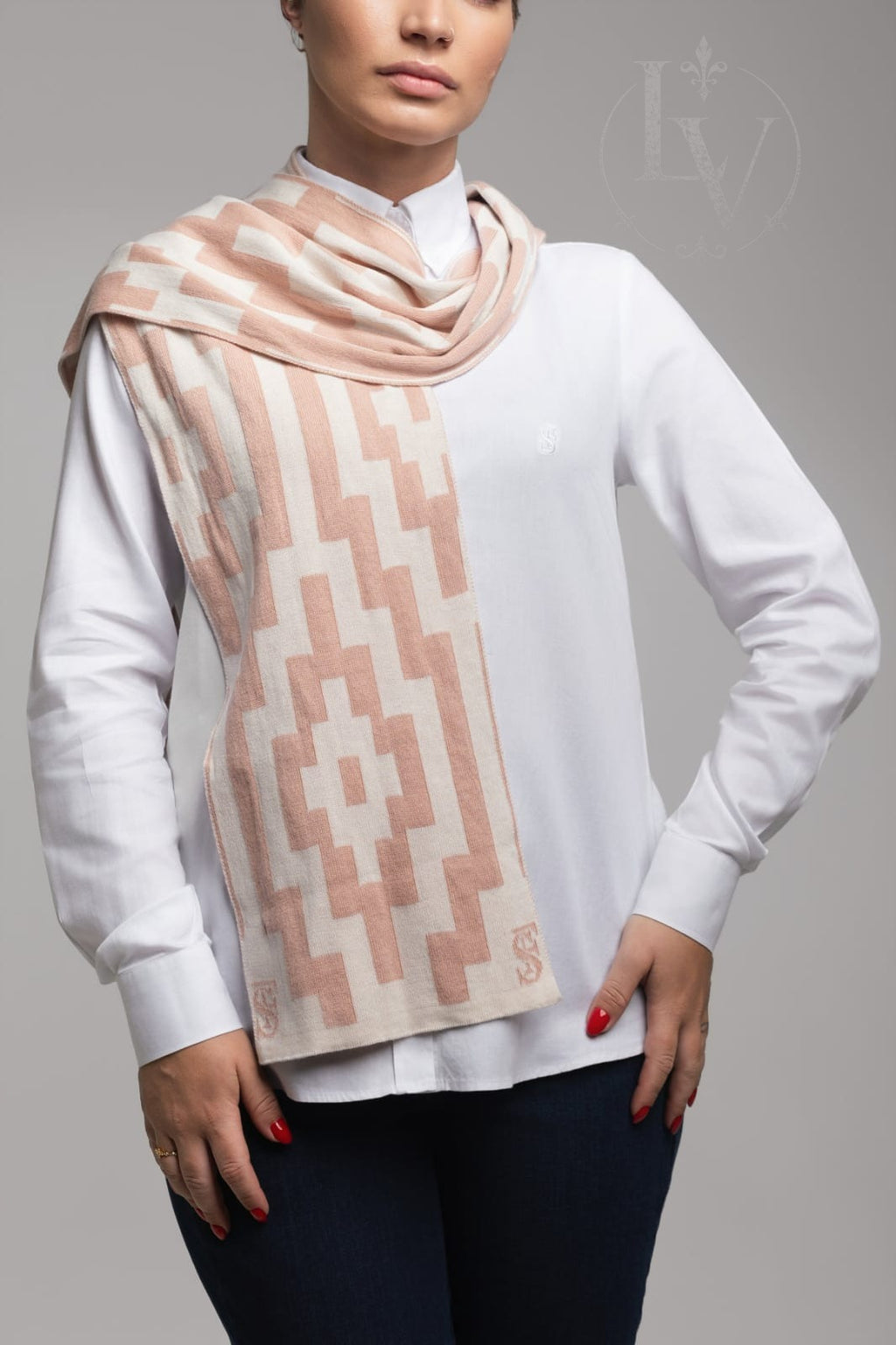 Cachecol Pampa - Creme/Nude