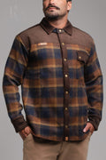 Camisa Térmica Lenhadora - Marrom
