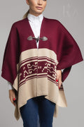 Capa Mestiza - Bordo/Bege