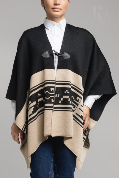 Capa Mestiza - Preto/Bege