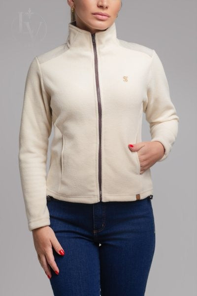 Jaqueta de Soft Feminina - Creme