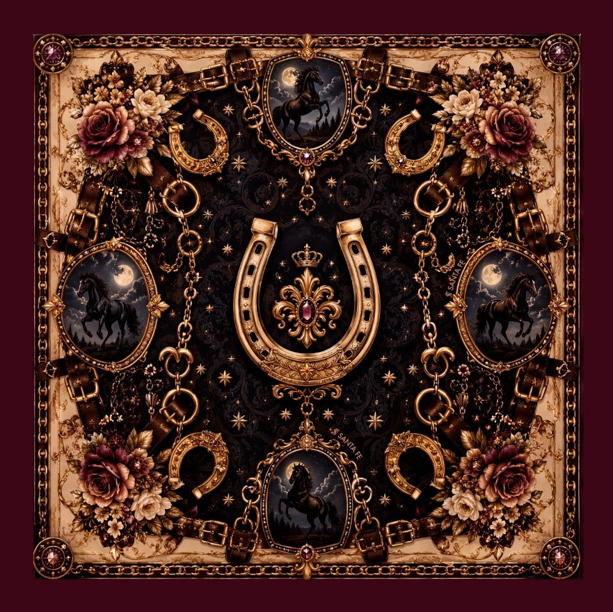 Lenço Estampado 70x70