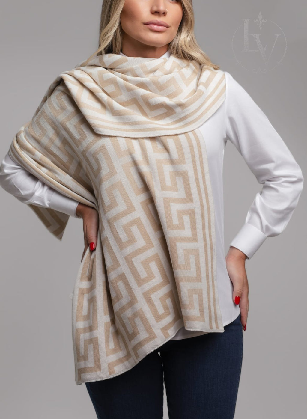 Manta Larga Inca - Off White/Bege