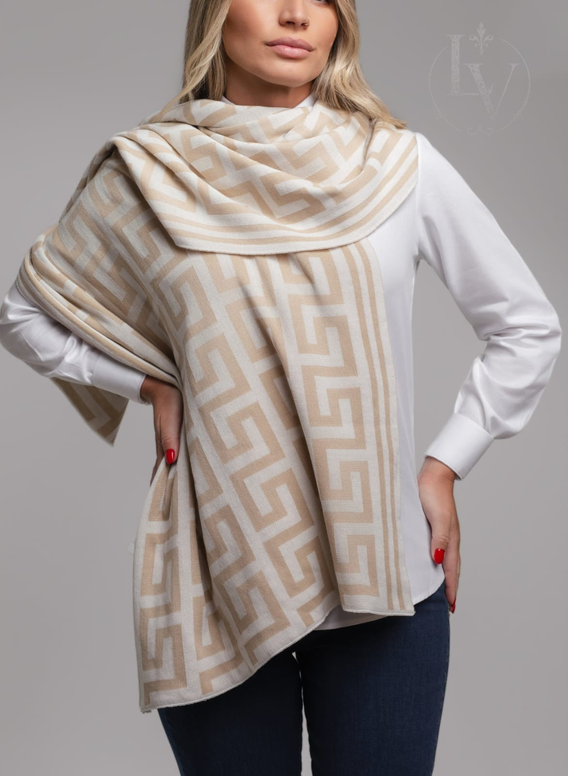 Manta Larga Inca - Off White/Bege