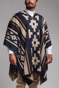 Pala Chaqueño - Marinho/Areia/Caramelo