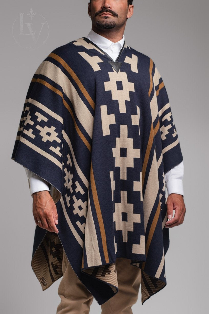 Pala Chaqueño - Marinho/Areia/Caramelo
