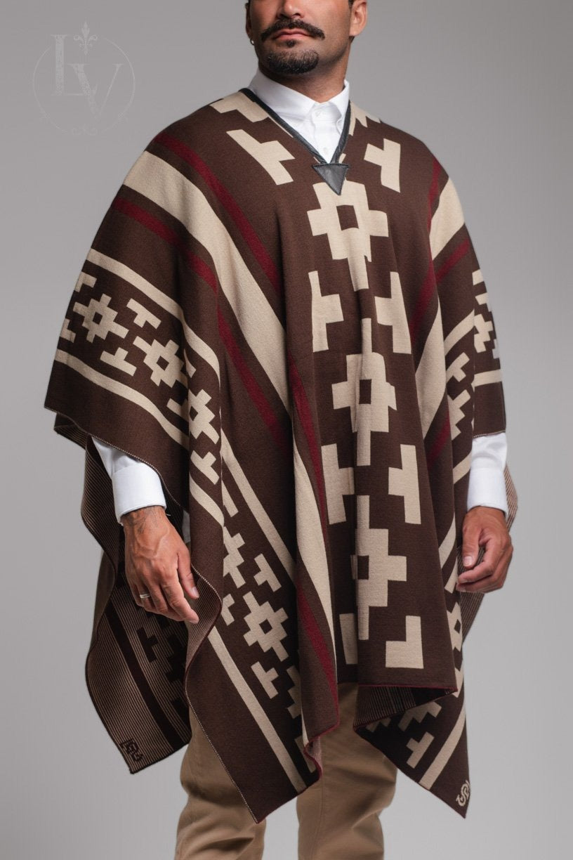 Pala Chaqueño - Marrom/Areia/Bordô