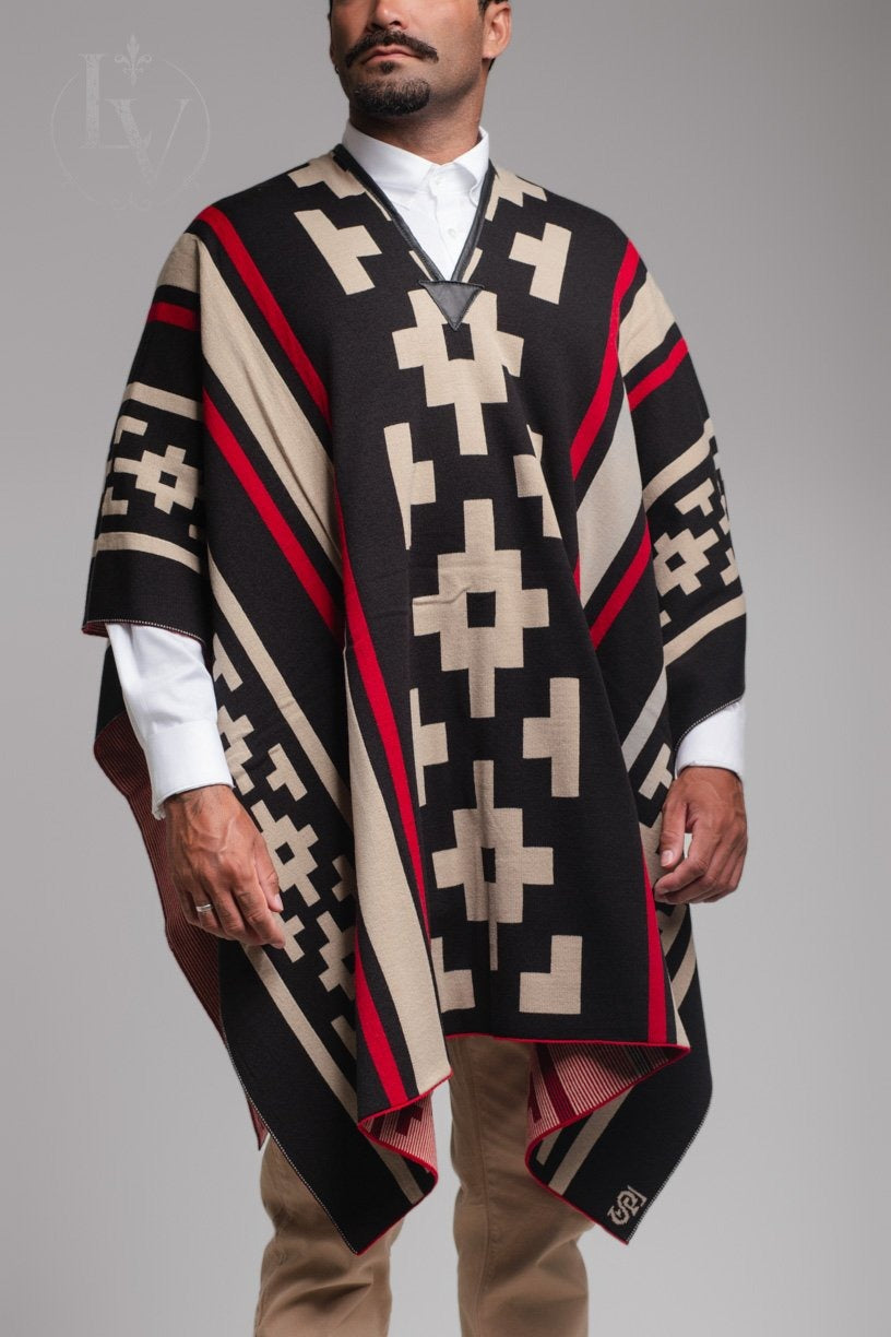 Pala Chaqueño - Preto/Areia/Vermelho