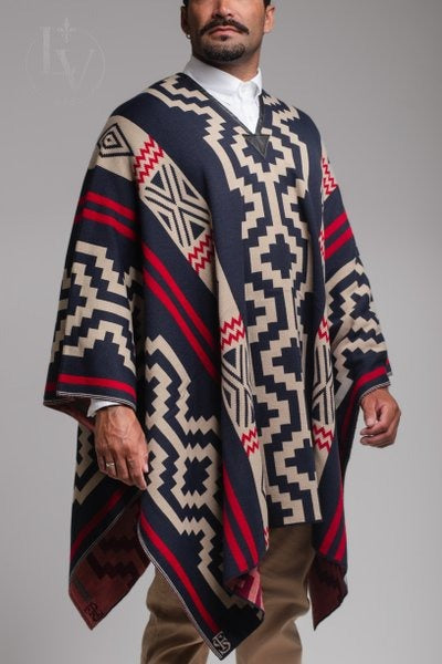 Pala Charrua - Marinho/Areia/Vermelho