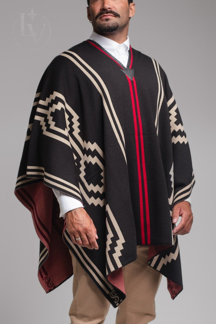 Pala Pampa Masculino - Preto/Areia/Vermelho