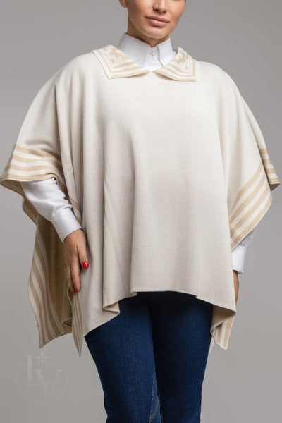 Poncho Crioula - Off White/Bege