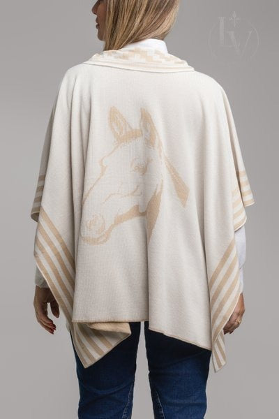 Poncho Crioula - Off White/Bege