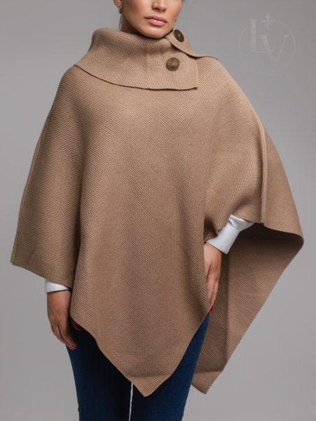 Poncho Montevideu - Bege