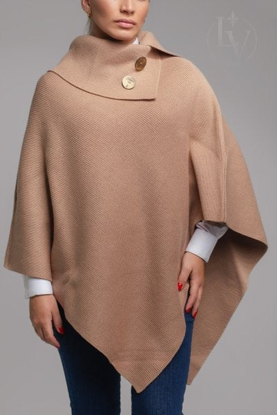 Poncho Montevideu - Creme