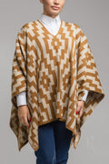 Poncho Pampa - Caramelo/Bege