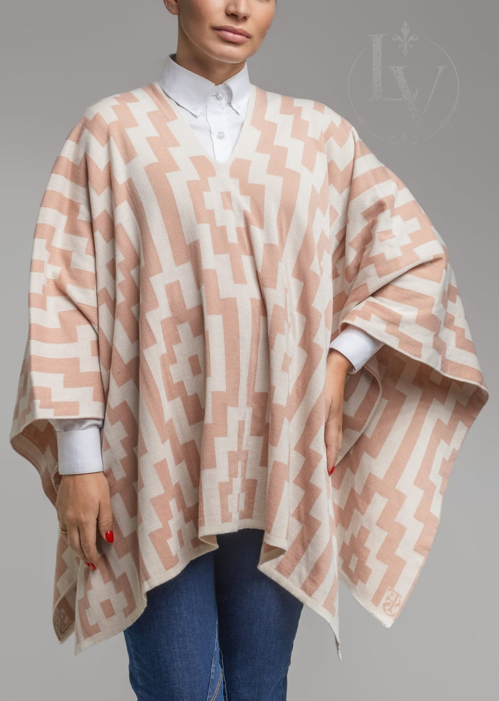 Poncho Pampa - Creme/Nude