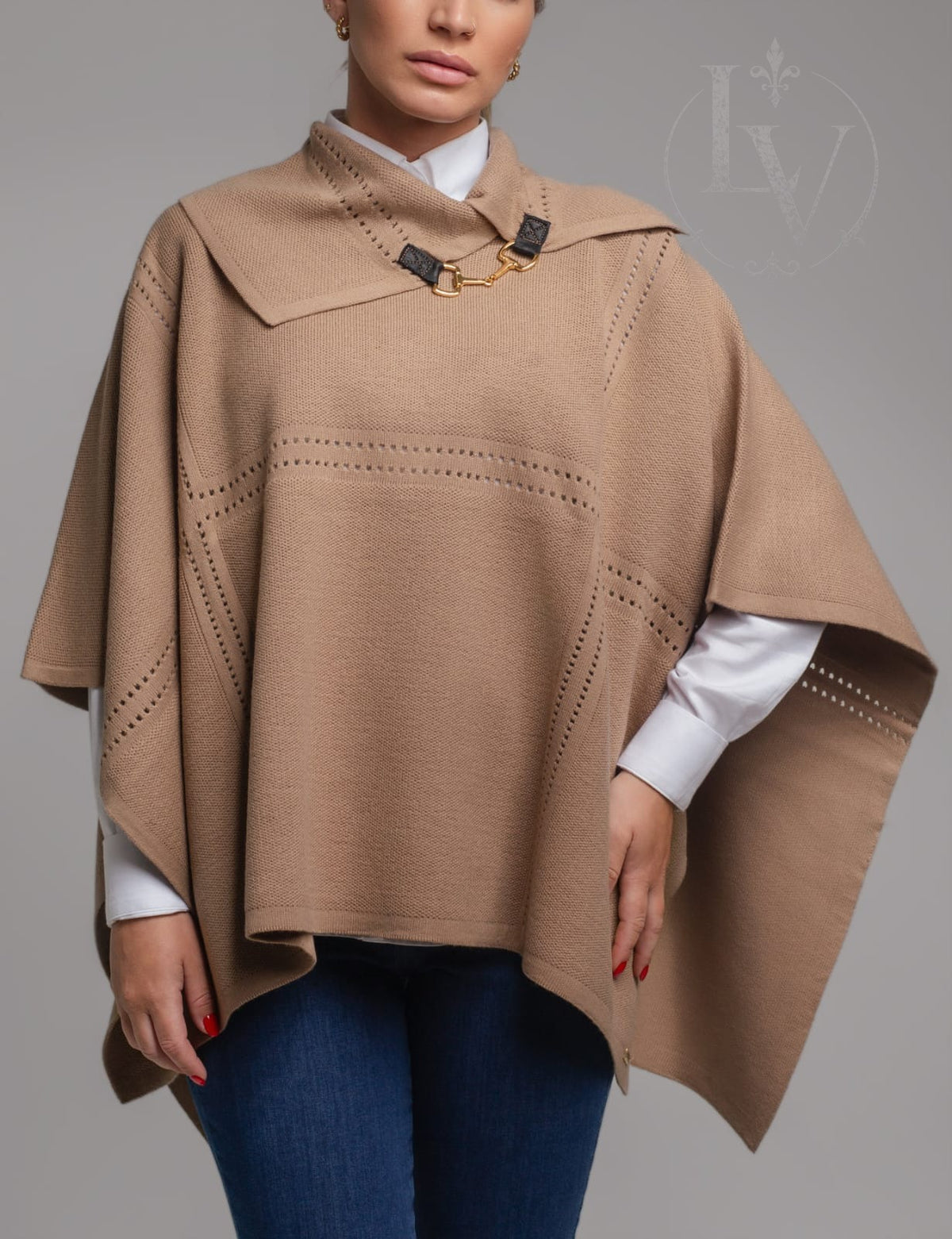 Poncho Punta del Este - Bege