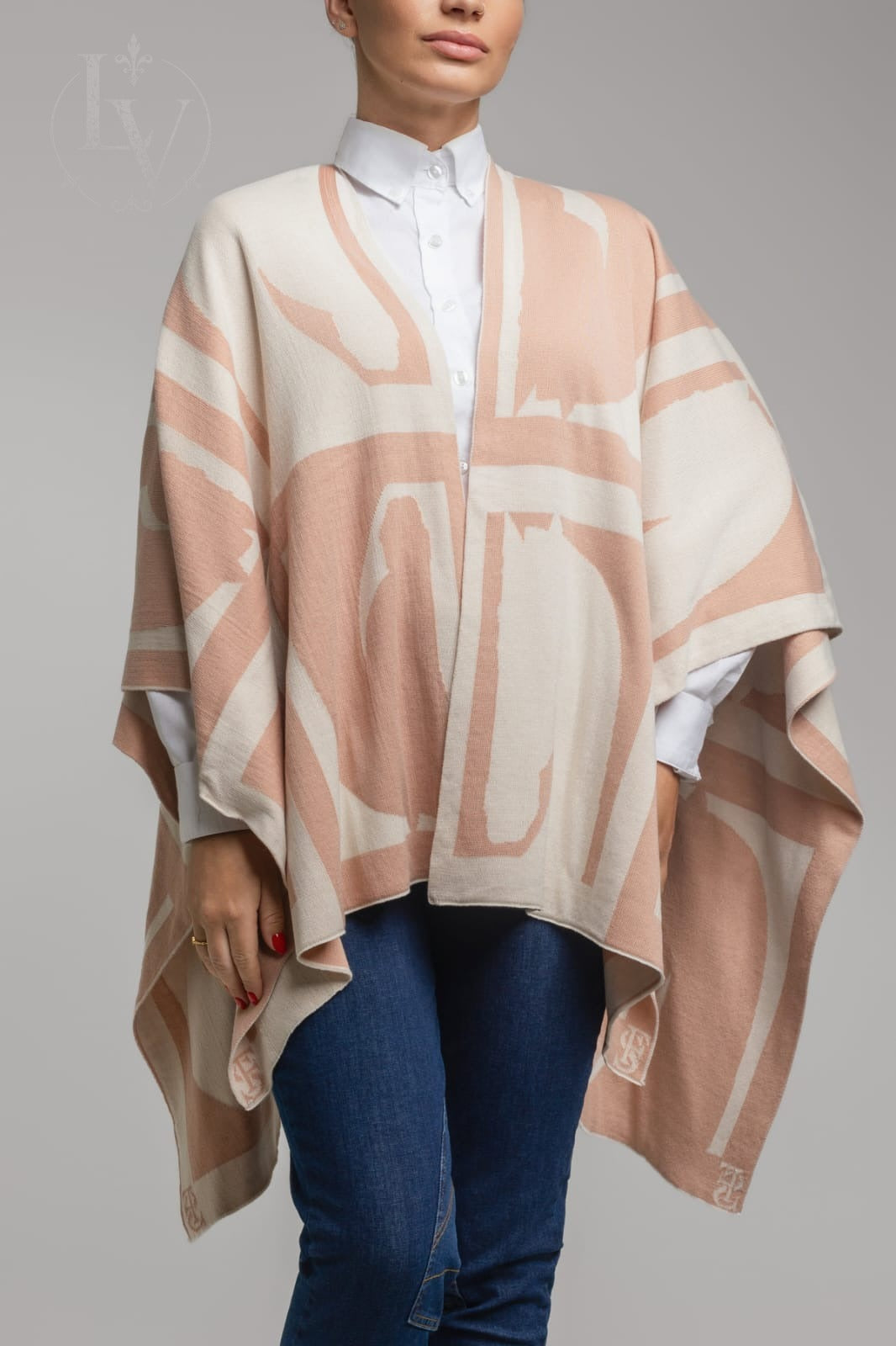 Ruana Estanciera - Creme/Nude