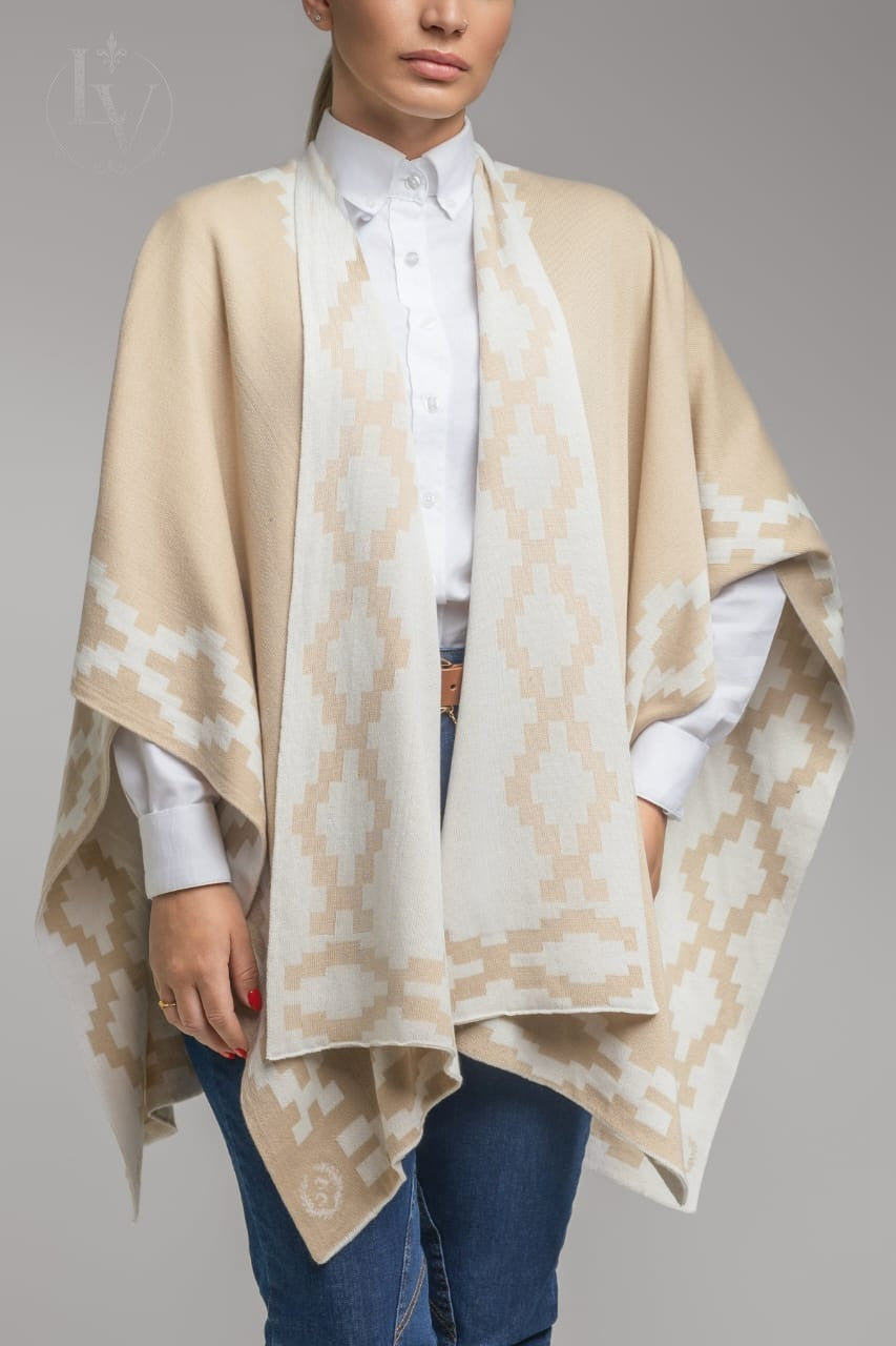 Ruana Guarda Pampa - Off White/Bege